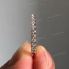 Moissanite Wedding Band