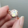 Oval Opal Ring