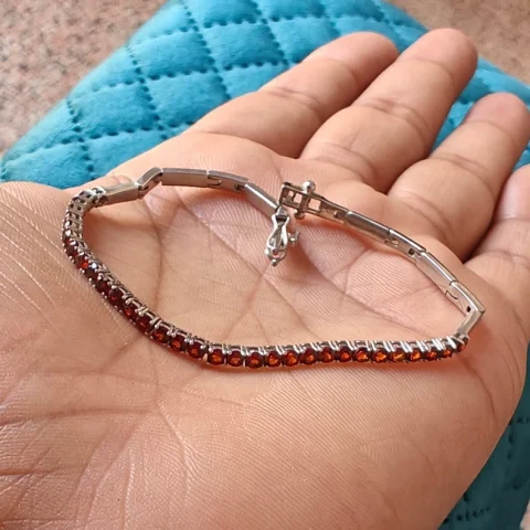 Natural Garnet Bracelet
