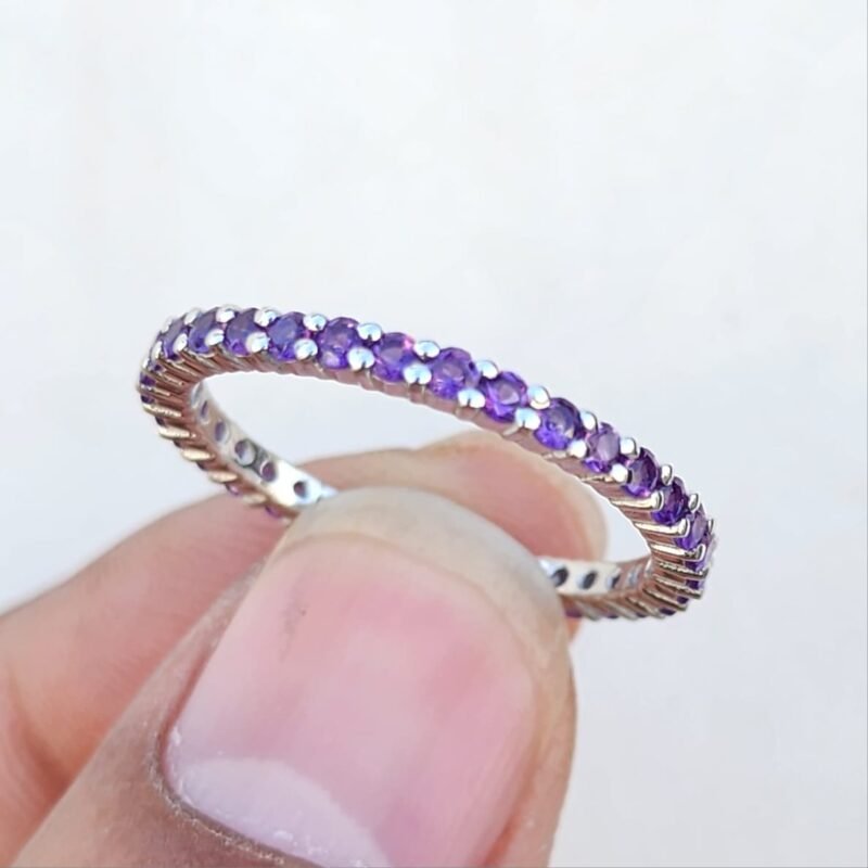 Amethyst rings