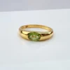 peridot engagement ring