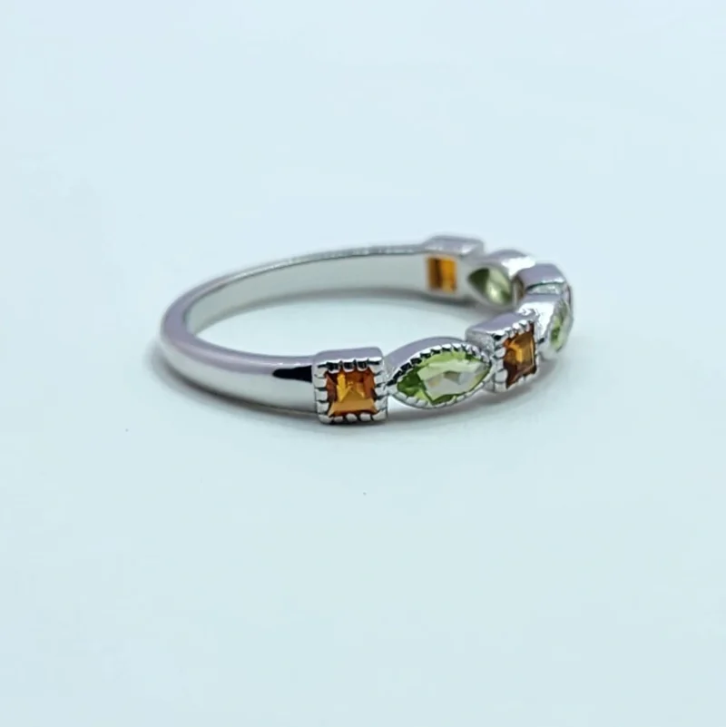 Peridot Citrine Ring - Image 3